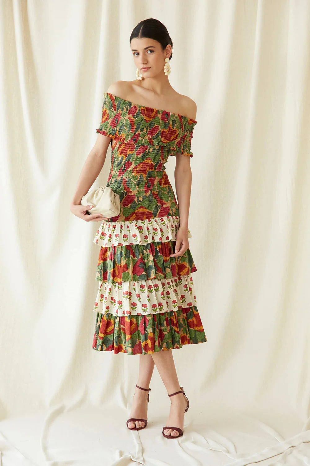 Robe de mai multicolore