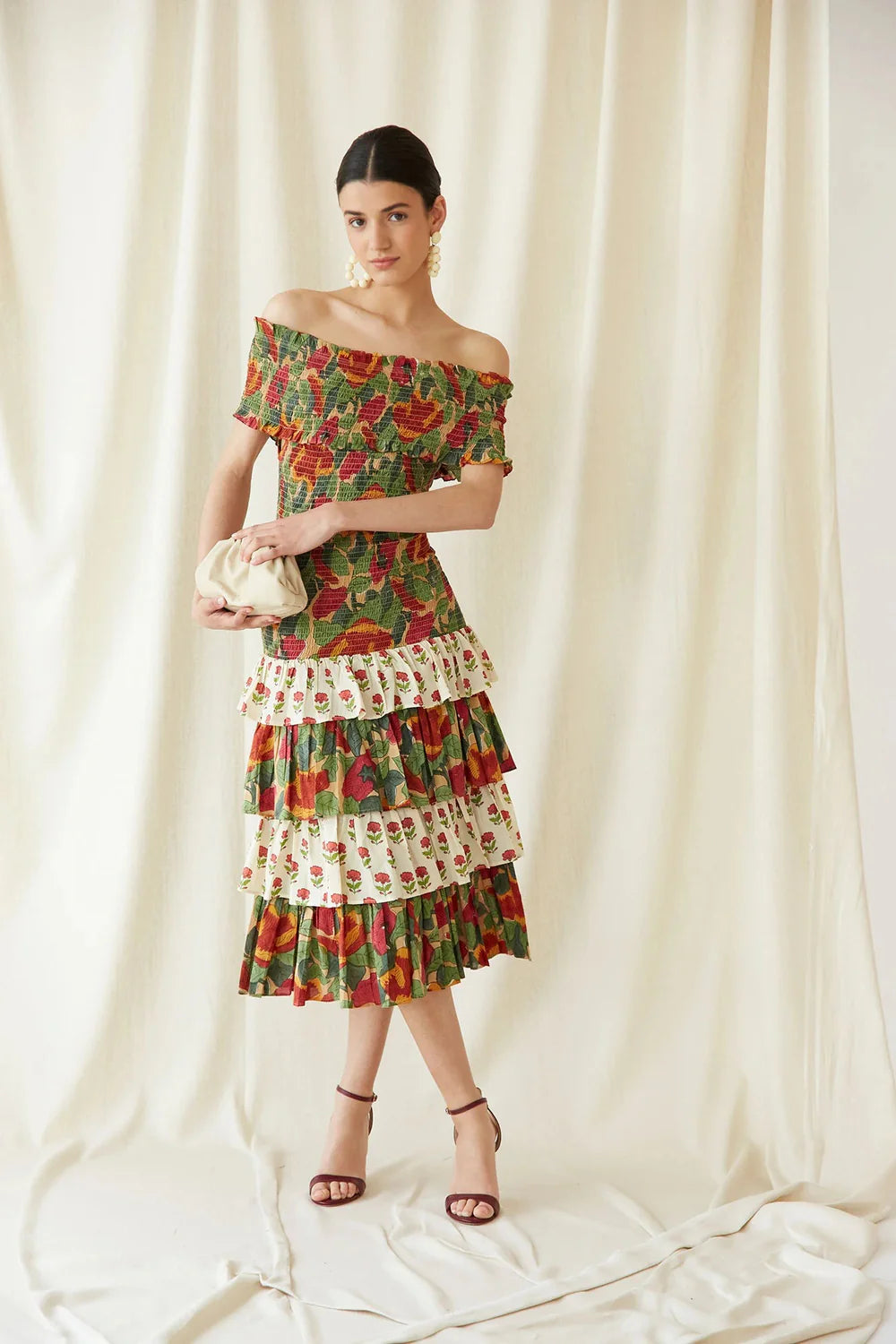 Robe de mai multicolore
