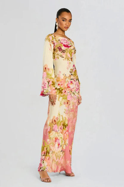 BLOOM HAZE MAXI DRESS