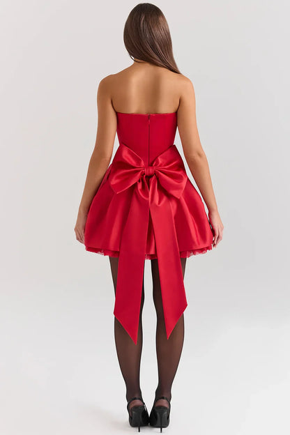 SCARLET SIREN MINI DRESS