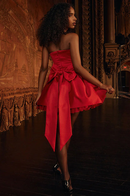 SCARLET SIREN MINI DRESS